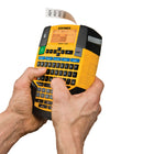DYMO - Étiqueteuse industrielle Rhino 4200-Imprime sur étiquettes de nylon, polyester permanent et vinyle de 1/4 po, 3/8 po, 1/2 po et 3/4 po de qualité industrierlle en plusieurs couleurs