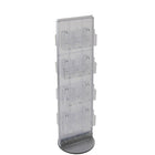 Azar Displays – Présentoir rotatif à 2 côtés pour brochures, transparent (700650-CLR)-Porte-brochures