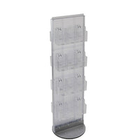 Azar Displays – Présentoir rotatif à 2 côtés pour brochures, transparent (700650-CLR)-Porte-brochures