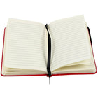JAM PaperMD – Cahiers de notes à couverture rigide avec fermeture à bande élastique, 3 3/4 x 5 5/8 po, rouge, 2/pqt-5