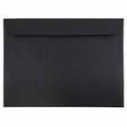 JAM Paper - Enveloppes pour livrets - 9.5" x 12.625" - Noir - Paquet de 50-Couleur: Lin noir