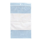 SPC - Sacs poly refermable avec trou de suspension - 2 Mil - 6po x 6po - Bande Blanche - 1000 Paquet-Sac refermable