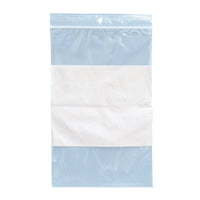 SPC - Sacs poly refermable avec trou de suspension - 2 Mil - 6po x 6po - Bande Blanche - 1000 Paquet-Sac refermable