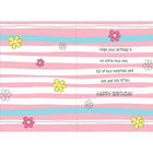 Millbrook Studios – Cartes de souhaits et enveloppes, Happy Birthday To A Sweet Girl, 5 3/8 x 7 3/4 po, 18/paquet (06068)-Cartes de souhaits de qualité comparable à celles qu’on retrouve dans un magasin spécialisé