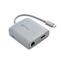 Concentrateur Adaptateur USB-C Multiport Cable Matters avec Port HDMI 4K, 2 Ports USB 2.0-Station D' Accueil USB-C regroupant les connexions Ethernet, USB, HDMI et recharge électrique 60 W sur une connexion USB-C unique