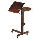 Winsome – Chariot pour ordinateur portatif ajustable, noyer antique-Assemblage nécessaire