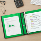 Staples – Reliure Better Binder, 1 po, vert-Les anneaux en D se ferment solidement, permettant aux pages de se tourner facilement