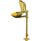 Bradley - Poste De Douche Oculaire Halo, Installation Socle, Bol Plastique-Matériau du bol Plastique