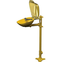 Bradley - Poste De Douche Oculaire Halo, Installation Socle, Bol Plastique-Matériau du bol Plastique