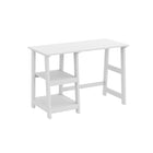 Safdie & Co. 44L Bureau - Blanc 2 Étagères Ouvertes-Bureau spacieux pour un ordinateur portable, une lampe et des articles essentiels. Cet article peut être utilisé comme: bureau, table d'ordinateur, table de jeu et plus encore.