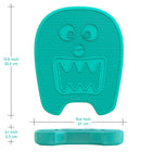 Bouncyband Coussin Sensoriel de Siège Wiggle, Monstre à la Menthe-Améliore la posture
