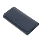 Roots - Femme Grand Portefeuille Pochette avec Chéquier Amovible - Bleu marine-1 poche à soufflet