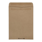 Quality Park – Enveloppes Redi Seal Kraft recyclées à 100 %, 9 po x 12 po, brun kraft, paq./100-Le design unique à double rabat empêche la colle d'adhérer avant son emploi. Relevez simplement le rabat inférieur et appuyez pour sceller.