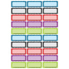 Petites plaques signalétiques magnétiques Ashley, motif de points de couleur, paquet de 90-Étiquettes magnétiques pour une variété d'utilisations