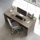 Sauder 59"W La Collection Affirm Bureau - Finition Hudson Elm-  Bords thermoplastiques résistants aux chocs et de haute qualité
