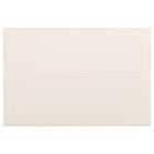 JAM Paper Enveloppes livret Strathmore avec fermeture gommée, fines rayures, 5 1/2 x 8 1/8 po, blanc naturel, 1000/pqt-Blanc naturel