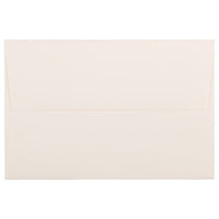 JAM Paper Enveloppes livret Strathmore avec fermeture gommée, fines rayures, 5 1/2 x 8 1/8 po, blanc naturel, 1000/pqt-Blanc naturel