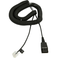 Jabra - Cordon spiralé de Quick Disconnect à extension RJ modulaire (8800-01-94)-Câble spiralé