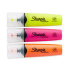 Sharpie – Surligneurs Clear View, pointe biseautée, couleurs variées, paquet de 3-Permet un surlignage précis