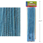 Selectum - Cure-pipes en chenille 12 po - Bleu - Paquet de 100-Bleu