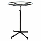 Eddie's - Porte-vêtements et accessoires rond de 36 po - Noir mat-Porte-vêtements et accessoires rond