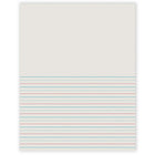 Pacon 2695 Storybook Ruling Paper, blanc, 8 1/2" X 11", 500 feuilles, paquet de 1500-Comprend un espace Picture Story de 5-1/2" en haut de la feuille