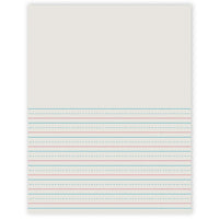 Pacon 2695 Storybook Ruling Paper, blanc, 8 1/2" X 11", 500 feuilles, paquet de 1500-Comprend un espace Picture Story de 5-1/2" en haut de la feuille