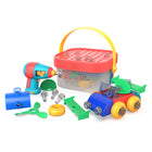 Educational Insights - Seau™ de conception et de construction de forage®-Jeu de construction créative : créez les véhicules de vos rêves les plus fous ! Choisissez vos pièces, accrochez-les ensemble, puis utilisez la perceuse électrique adaptée aux enfants et des boulons colorés pour les attacher