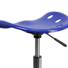 Flash Furniture – Tabouret tracteur éclatant de 25,75 po, bleu nautique (LF214ANTCLBLUE)-Siège pivotant