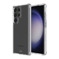 AXS - PROShield Plus etui transparent teste contre les chutes pour Samsung Galaxy S23 Ultra - Givre-Coin renforçis subtils absorbent les chocs en creant un coussin d'air entre l'appareil et les surfaces