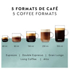 Nespresso - Machine à Café et Espresso Vertuo Pop+ par DeLonghi - Réglisse Noire-Dimensions: 14 L x 8,6 W x 10,4 H po