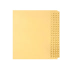Mark Maker – Onglets séparateurs juridiques beiges, 1/25 onglets, format lettre, sans trous, numéros 1 à 100-Onglets séparateurs beiges, 1/25 onglets