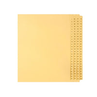 Mark Maker – Onglets séparateurs juridiques beiges, 1/25 onglets, format lettre, sans trous, numéros 1 à 100-Onglets séparateurs beiges, 1/25 onglets