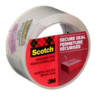 Scotch - Ruban d'emballage à scellement securitaire, 48 mm l x 50 m L (1,88 po x 54,6 vg)-Protege les etiquettes et assure un scellement resistant