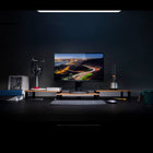 ShoppingAll - Support et rehausseur pour double moniteur - Noyer-Poids: 6 lb