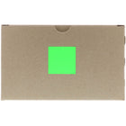 JAM Paper - Étiquettes pour produits et contenants carrées - 2 po x 2 po - vert fluo - Paquet de 120-Étiquettes carrées vert lime fluo, Faites ressortir votre courrier avec des étiquettes d'adresse d'expédition colorées