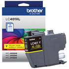Brother - LC401XLYS Cartouche d’encre jaune à haut rendement d’origine-Brother offre une façon pour que les clients se débarrassent de leurs cartouches Brother authentiques. Visitez www.brother-usa.com/Environment pour en savoir plus.