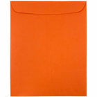 JAM Paper - Enveloppes colourées pour catalogue ouvert - 9" x 12" - Orange recyclé - Paquet de 25-Couleur orange