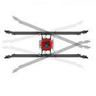 North Bayou - Support TV Plafond 2 écrans dos à dos de 32 po à 55 po - T5520-Matériau: Alliage d'aluminium