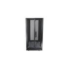 Enceinte NetShelter AR3104 SX avec supports latéraux-La façade perforée et la porte arrière offrent une ventilation adéquate aux équipements