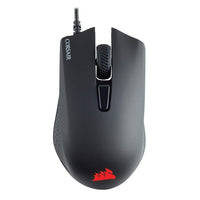 Corsair – Souris de jeu FPS/MOBA Harpoon RGB PRO (CH-9301111-NA)-Grâce à sa forme confortable et profilée, ses accroches latérales en caoutchouc et son poids plume de 85 g, la HARPOON RGB PRO est parfaite pour de longues sessions de jeu