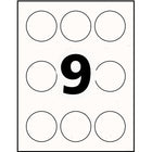 Avery - Étiquettes rondes chanvre - 2-1/2po de diamètre - 90 Étiquettes-7