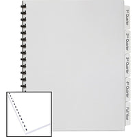 Swingline - Ensemble d'intercalaires à onglet pré-perforés-Organisez une présentation en toute facilité et aidez votre auditoire à la parcourir en insérant des onglets. Cet ensemble pré-perforé de 5 onglets est facile à insérer dans tout document relié.