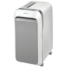 Fellowes - Déchiqueteur Powershred LX220 à coupe micro, 20 feuilles, blanc-Déchiquette : agrafes, trombones, cartes de crédit et le courrier poubelle