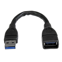 StarTech - câble de rallonge USB 3.0 A-à-A, 6 po, noir-Fiabilité garantie