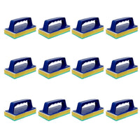 CTG Brands – Tampon à récurer avec poignée, 5,5 po x 2,5 po, bleu, paq./12-Emballage : Inclut 12 tampons à récurer