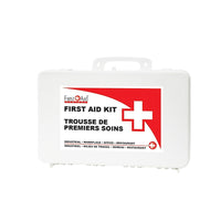 First Aid Central - Trousse de premiers soins règlementaire CSA - Type 2 - De Base - Grande - Plastique-Pour les lieux de travail à faible risque suivant les normes CSA et comptant de 51 à 100 travailleurs par quart de travail.