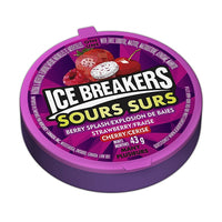 Menthes sures Ice Breakers, baies, 43 g-Menthes sures (explosion de baies, fraise, cerise)