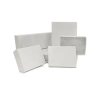 Eddie's - Boîtes à bijoux - #65 Large - 6-1/8 po l x 5 1/8 po P x 1 1/8 po H - Blanc - 100/paquet-Carton