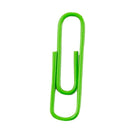 JAM Paper – Trombones standard de couleur, petit, vert lime, 100/paquet (21830624)-Paquet de 100 trombones
